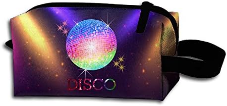 Neon DISCO Ball Travel Cosmetic Bag Portable Organizer Multifuncition Handbag