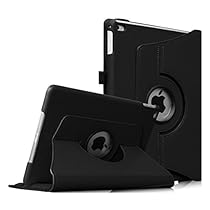 Fintie iPad Air 2 Case - 360 Degree Rotating Stand Case with Smart Cover Auto Sleep / Wake Feature for Apple iPad Air 2 (iPad 6) 2014 Model, Black
