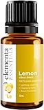 Lemon Essential Oil - 100% Pure Therapeutic Grade 15ml (Comparable to DoTerra & Young Living) For Energy Mood Skin Care and Household Use