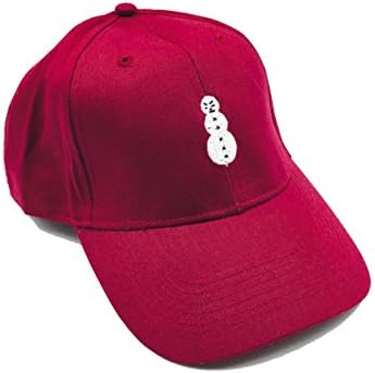 Mad Snowman Dad Hat - Burgundy