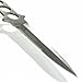 Snake Eye Tactical Dive Knife ll, All Stainless with Line Cutter, Razor Edge and Leg Strap Sheath (Single Edge)