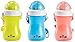 Zoe Kids Travel Water Bottle with Straw Sippy Cup - made from Corn PLA Plastic (Yellow)