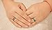 fashionlife2018 Titanium Steel Mood Rings for Lovers Emotional Change Color Temperature Feeling Heartbeat ECG Rings