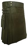 UT Kilts Men's UTK Standard Utility Kilt Olive Green 46 (46, Olive Green)