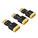 OliYin 3pcs XT90 Male to XT60 Female Connector Converter Adaptor for LiPo Electric Quad/ESC(Pack of 3)