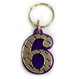 Omega Psi Phi #6 Line Number Keychain