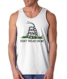 Shop4Ever® Don't Tread on Me Men's Tank Top Gadsden Flag Tea Party Tank Tops