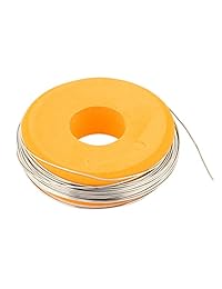 Uxcell Nichrome 80 alambre 0,5 mm Calibre 24 AWG 25 ft rollo 1,75 ohmios FT calentador