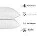 downluxe Goose Feather Down Pillow - Set of 2 Bed Pillows for Sleeping with Premium 100% Cotton Shell,King