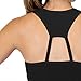 Max Threads Women’s Racerback Tank Top - Workout Top with Built-in Bra and Removeable Modesty Cups, Black, Large