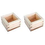 JapanBargain 2757x2, Wooden Sake Cups Masu Japanese