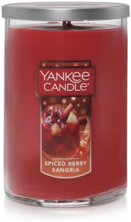 Yankee Candle Spiced Berry Sangria Large Jar Candle, Fruit Scent