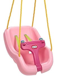 Little Tikes 2-in-1 Snug 'n Secure Swing, Pink