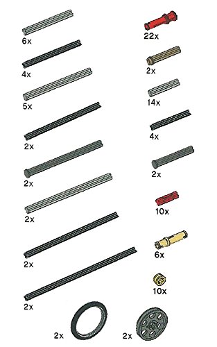 LEGO Technic Axle Rods Assortment Pack