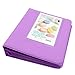 Ablus 64 Pockets Mini Photo Album for Fujifilm Instax Mini 7s 8 8+ 9 25 26 50s 70 90 Instant Camera & Name Card (Purple)