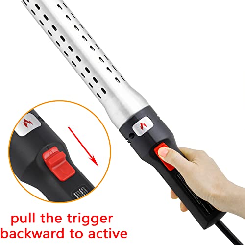 GGC Electric Charcoal Starter for Big Green Egg Accessories Fire Sarter for Charcoal Grill BBQ