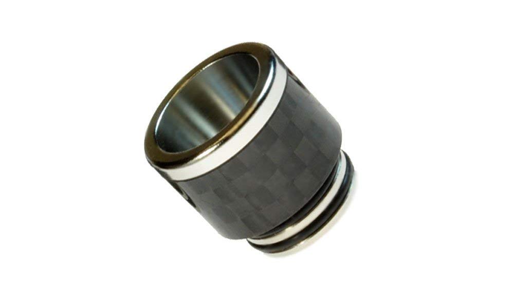 Armerah Top Hat 810 Drip Tip eCig Mouthpiece Short/Wide Carbon/Steel Single