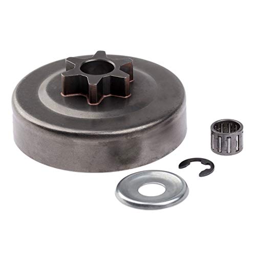 Tascoli Chainsaw Husqvarna - 3/8 6t Clutch Drum Sprocket Washer E-Clip Kit for Stihl Chainsaw 017 018 021 023 025 Ms170 Ms180 Ms210 Ms230 Ms250 1123 - Thumbnail 3