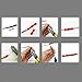 FlyArchery Archery Bowstring Finger Saver Quick Shot Finger Guard 1 Set - Multi Colors (Black)