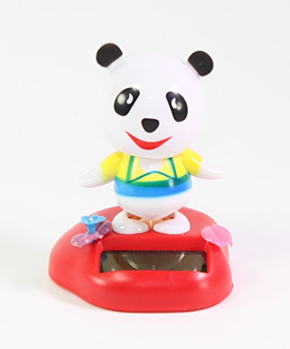 Dancing Panda in a Meadow Nice Clothes Solar Toy Home Decor Birthday Gift US Seller~ We Pay Your Sales Tax
