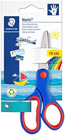 Noris Club 965 14NBK - Tesoura para crianças destras de 14 centímetros, Multicolor