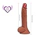 ANFEI Double Layered Silicone Dildo Hyper Realistic Premium Sex Toy 9 Inch Big Dildos Consoladores with Suction Cup