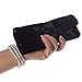 Bella Dee Jewelry Travel Roll Up Organizer- Soft Black Velvet Accessories Bag with Transparent Compartments-