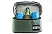 C&H Cooler Bag: Insulated Bag For Adults, Lunch Box, (Set Of 2 Size-6L And 5L) Large & Small Traveling Tote Bags With Carrying Handle, Steel Zipper, Unisex For Men & Women (gray)