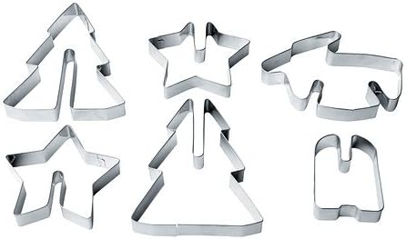 Ikea's NEW SNĂ–KUL Christmas Pastry cutter, set of 6, stainless steel