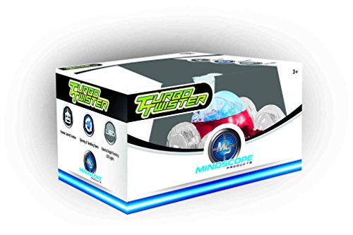 Mindscope Turbo Twisters RED 27 MHz Bright LED Light Up Stunt RC Remote Control Vehicle