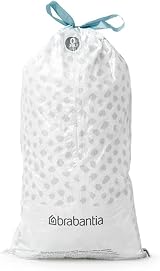 Brabantia PerfectFit Bin Liners O 30 Litre 40 Bags Thick Plastic Tie Tape view 4