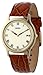 Seiko Men's SKP332 Dress Brown Leather Strap Watch