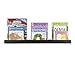 Wallniture Modern Home Decor Floating Picture Ledge Shelf Tray Storage Black 31.50 Inch