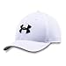 Under Armour Boys' Blitzing II Stretch Fit Cap, White/Black, Small/Medium