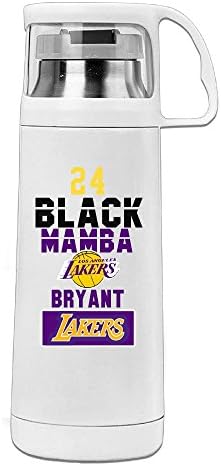 MMGt Los Angeles Hotest Player Kobe Bean Bryant 's Retirement Vacuum Cup Water Bottle