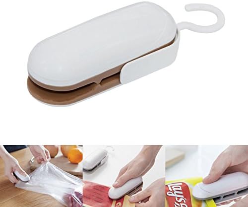 Bags Heat Sealer , Mini Bag heat Sealer Machine Smart Plastic for Potato Chip Popcorn Snacks Flash Plastic Food Bag Food Saver Storage