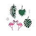 Tinksky Luau Party Supply Hawaii Garland Banner for Birthday Festival Decoration (Green)