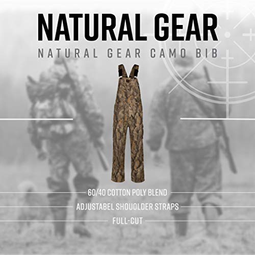 Camouflage Bib Overall for Men and Women, NonInsulated, Cotton Poly