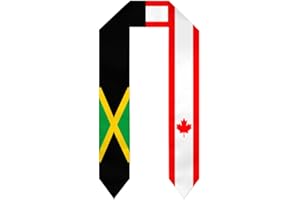 Jamaica Flag Mix Canada Flags Graduation Stoles Shawl Sash Scraf For International Students