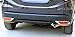 Yingchi 2Pcs Chrome Rear Fog Light Lamp Frame Cover Trim Strip for Honda HRV HR-V 2016 2017 2018