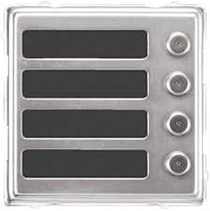 FUNCTIONAL MODULE FOR SYNTHESIS S2 STAINLESS STEEL COLOUR ANODIZED CITO-PHONE BUTTONER 114814