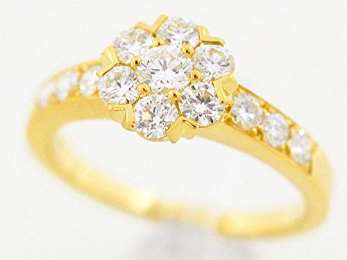 最高の ヴァンクリーフ アーペル Van Cleef Arpels ダイヤ フルーレット リング スモールモデル 750 K18 Yg イエローゴールド 約10号 50 B01mzxb4te Vasleague Com