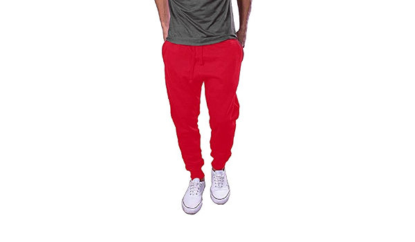 Mens Active Fleece Premium Athletic Red 