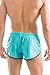 N2N Bodywear Euro Split Short ES2 (Small, Aqua)