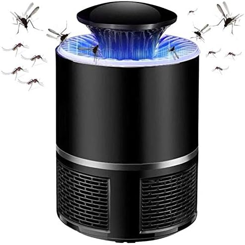 Mosquito lamp Electric Mosquito Killer lamp USB Electronics anti mosquito Trap LED Night Light Lamp Bug insect killer Repeller Mosquitoes Inhaler Bug Trap (color : Black)