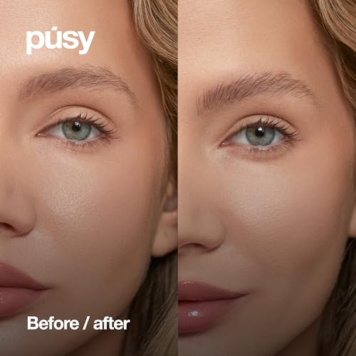 PÚSY Brow Gel - Extreme Hold Clear Eyebrow Gel Transparent 5 ml | Long-Lasting, Waterproof, Lamination Effect | Nourishing Eyebrow Fixer for Well-Groomed Brows