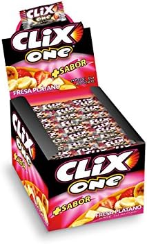 CLIX ONE - FRESA PLÁTANO - SIN AZÚCAR - 200 UNIDADES: Amazon.es: Alimentación y bebidas