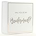Andaz Press Rose Gold Foil Will You Be My Bridesmaid Proposal Box, Set of 5, Bridal Party Proposal Ideas Shiny Metallic Rose Gold Copper Bridesmaid Bridal Shower Bachelorette