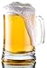 Circleware Tavern Handle, Set of 2 Beer Mugs, Huge 22 Ounce Glasses, Kitchen Glassware 2-pc. Set for Water, Coffee, Wine, Whiskey and Best Selling Beverage Drinks, 22-oz, Clear