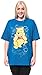 Disney Women's Happy Winnie The Pooh T-shirt Plus Size Sky Blue (2X)